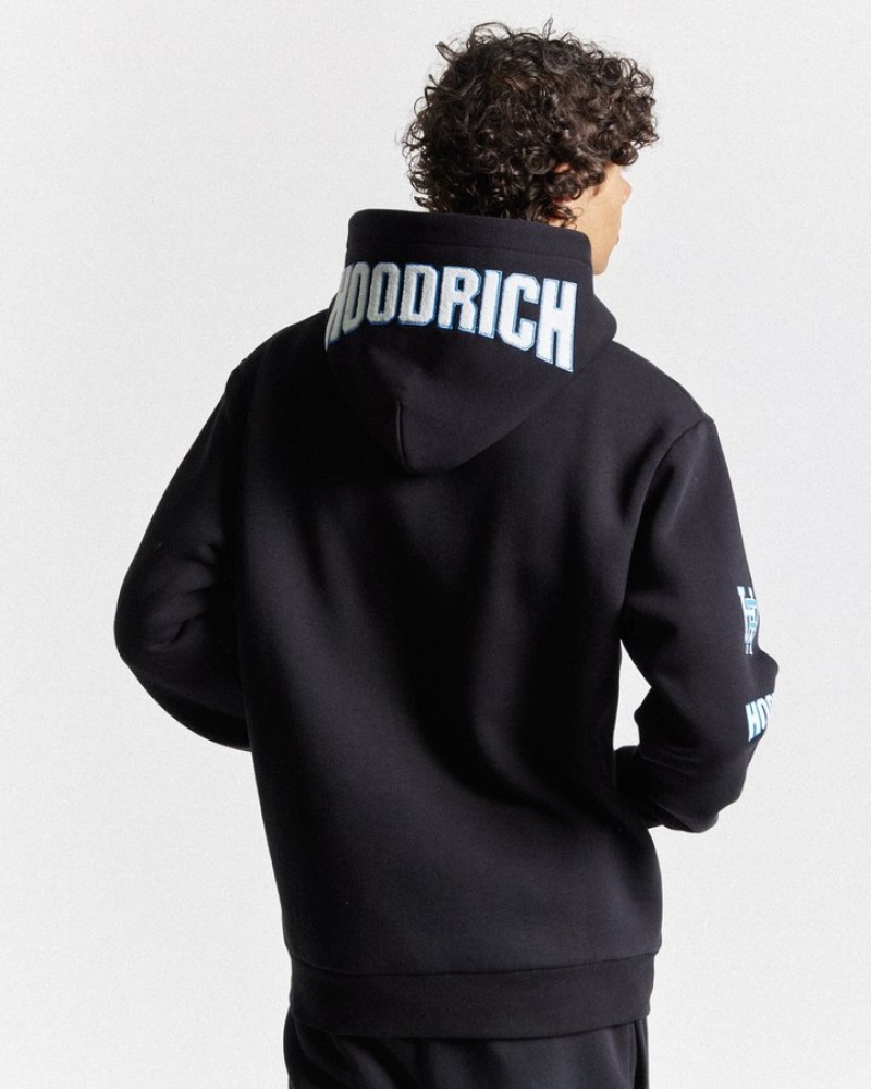 Black/White/Blue Hoodrich Rival Hoodie Hoodies | 2615-FONHG