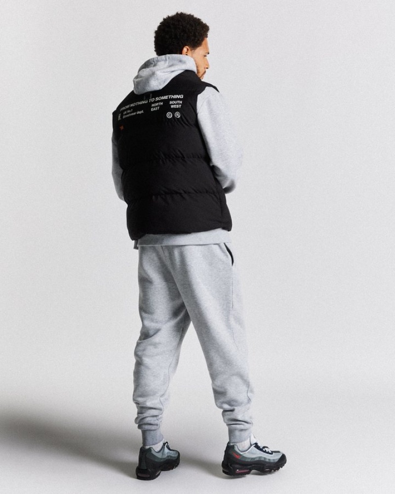 Black/White/Flame Hoodrich Limit Gilet Outerwear | 2769-ODGUY