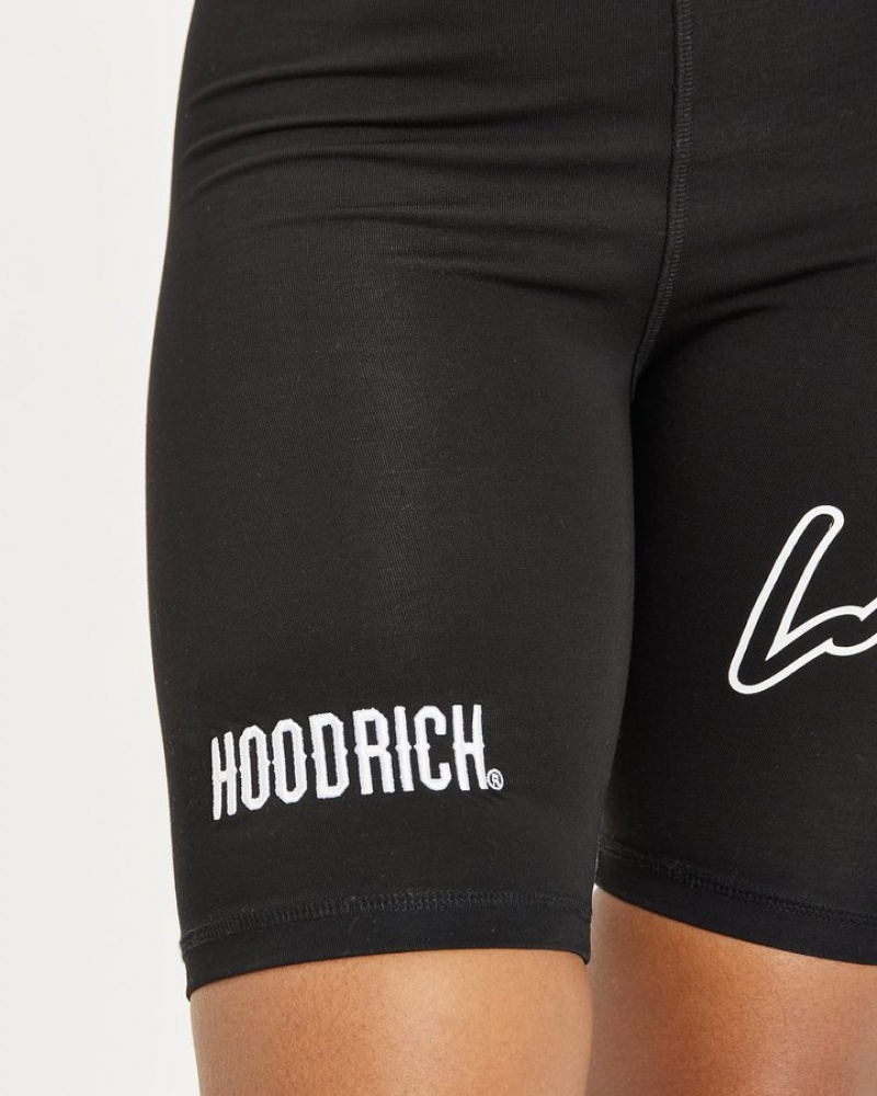 Black/White/Mars Red Hoodrich OG Crate Cycling Shorts Cycling Shorts | 8759-YEHZC