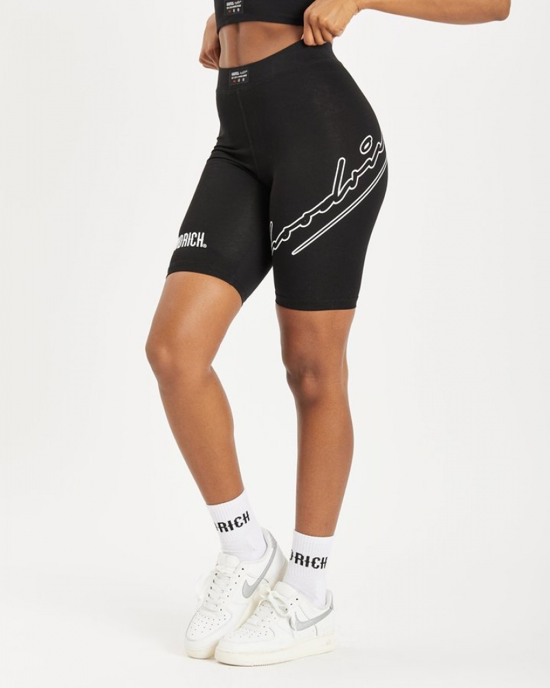 Black/White/Mars Red Hoodrich OG Crate Cycling Shorts Cycling Shorts | 8759-YEHZC