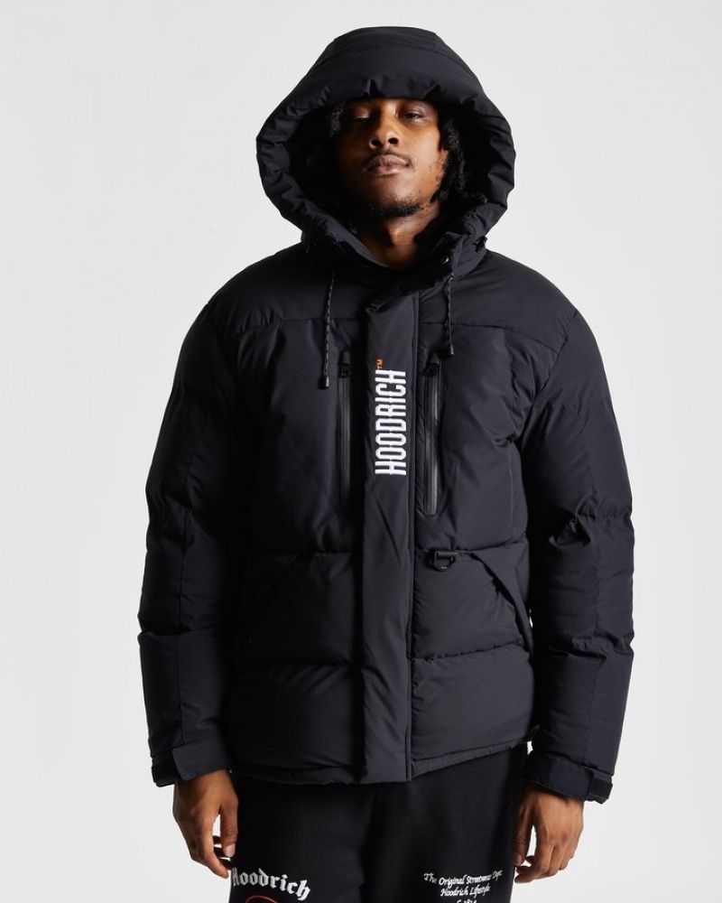 Black/White/Red Hoodrich Limit Jacket Outerwear | 0756-CJALZ