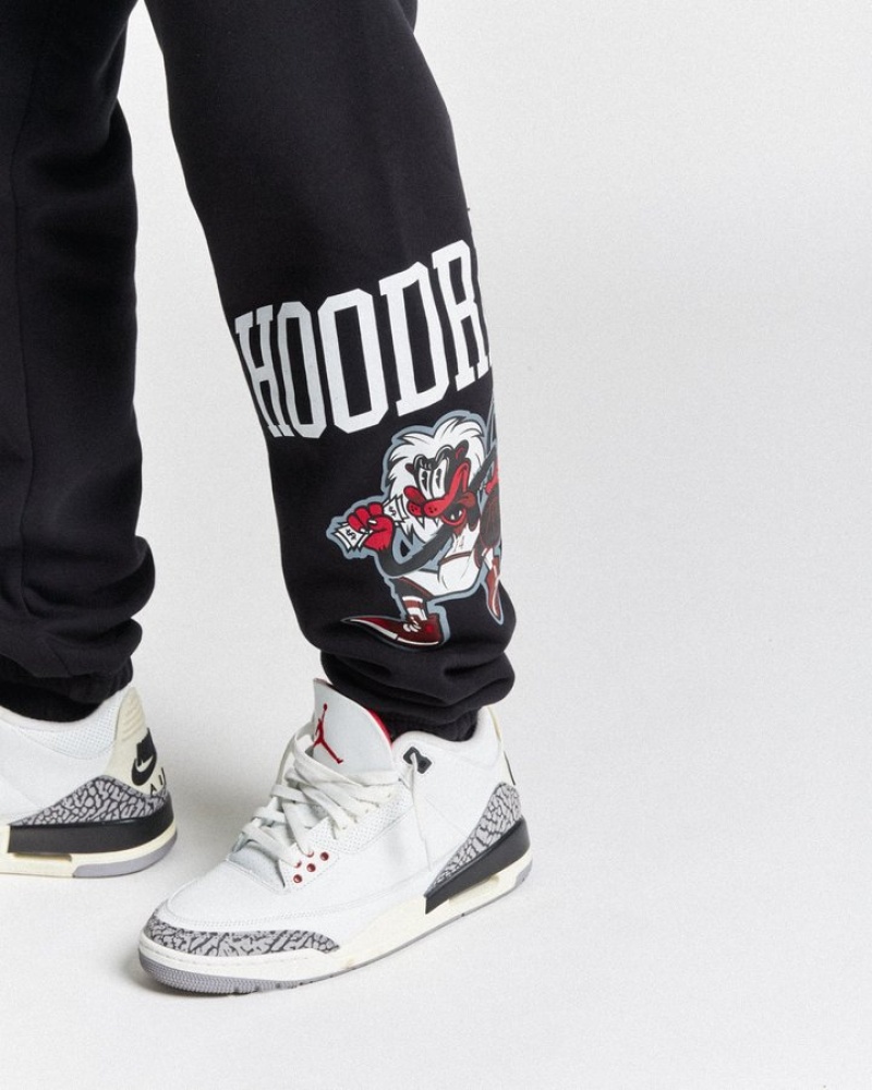 Black/White/Red Hoodrich Menace Joggers Joggers | 2036-DUMLX