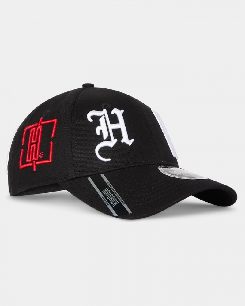 Black/White/Red Hoodrich OG Akira Cap Caps | 7392-MSDRG