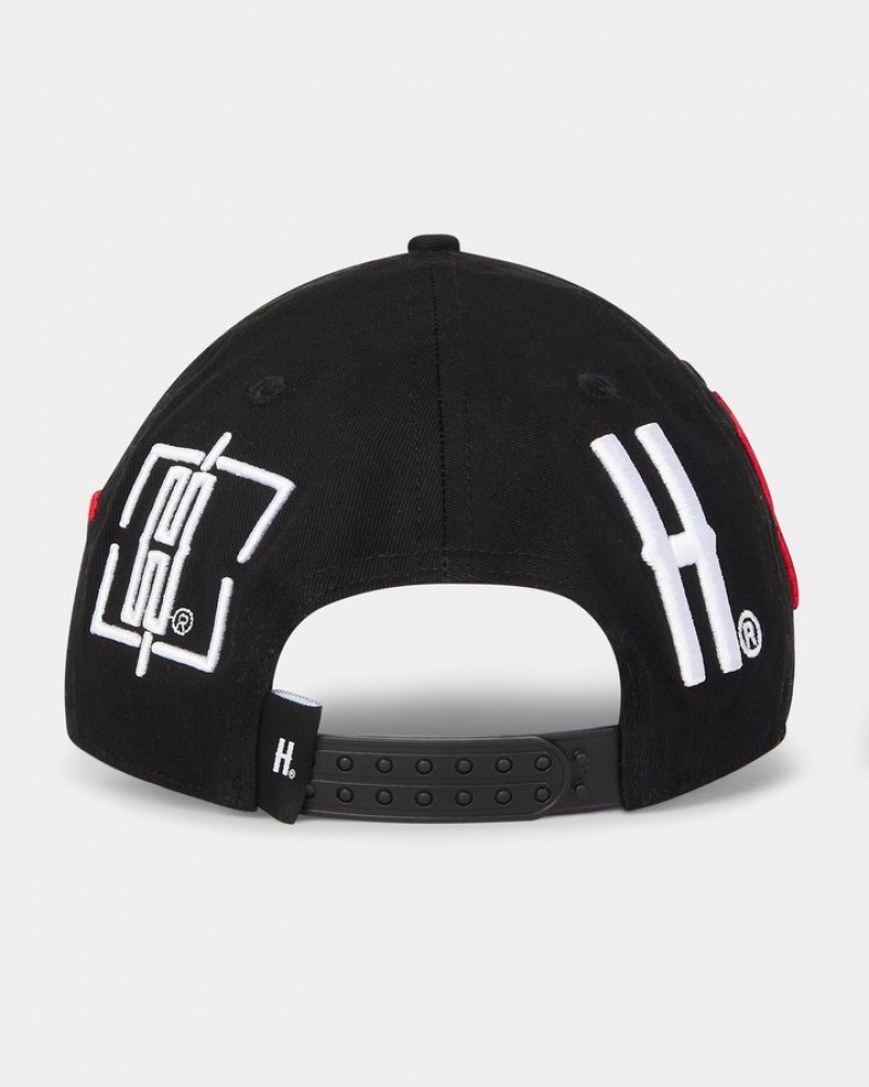 Black/White/Red Hoodrich OG Akira Cap Caps | 7392-MSDRG