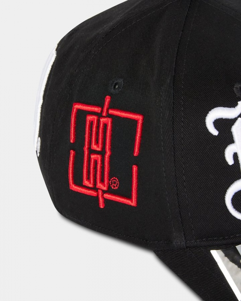 Black/White/Red Hoodrich OG Akira Cap Caps | 7392-MSDRG