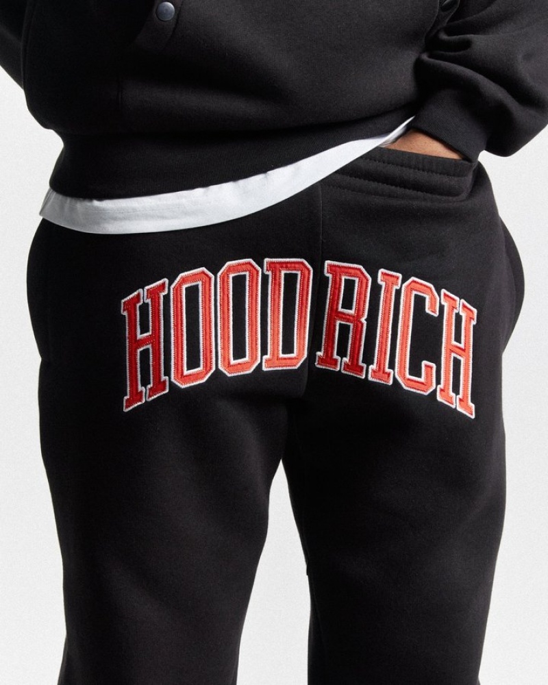 Black/White/Red Hoodrich Phoenix Oversized Joggers Joggers | 4871-SHYGR