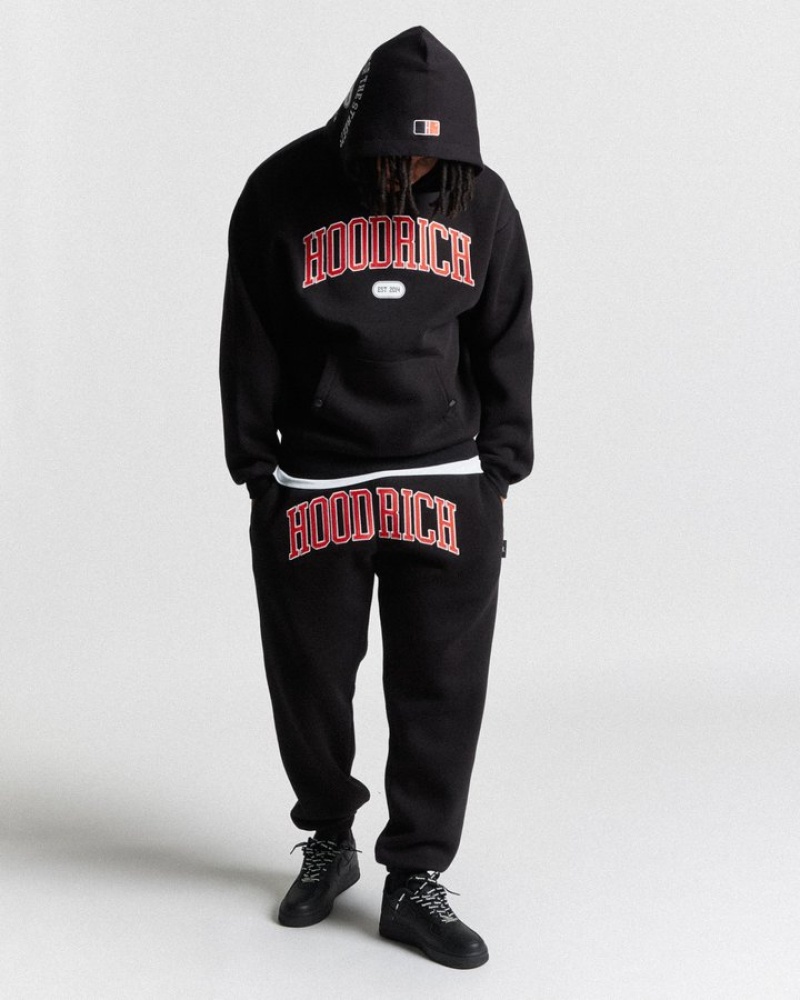 Black/White/Red Hoodrich Phoenix Oversized Joggers Joggers | 4871-SHYGR