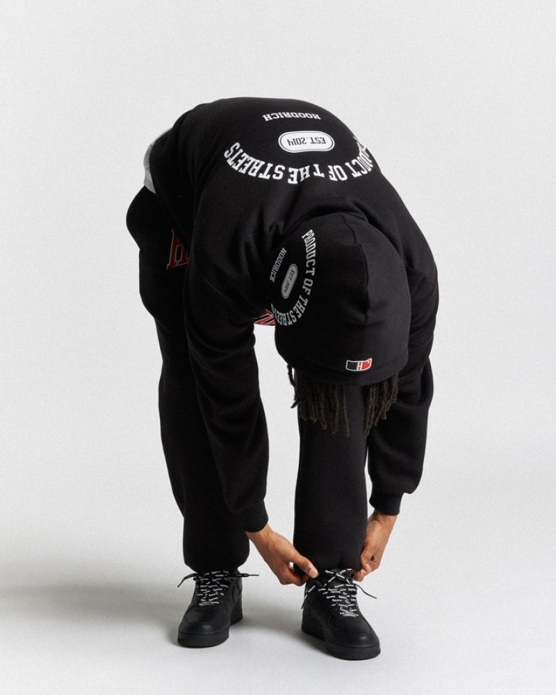 Black/White/Red Hoodrich Phoenix Oversized Joggers Joggers | 4871-SHYGR