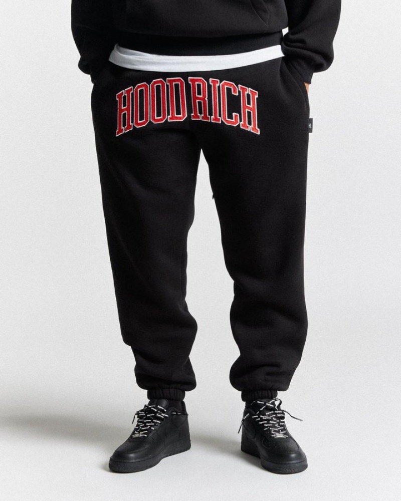 Black/White/Red Hoodrich Phoenix Oversized Joggers Joggers | 4871-SHYGR