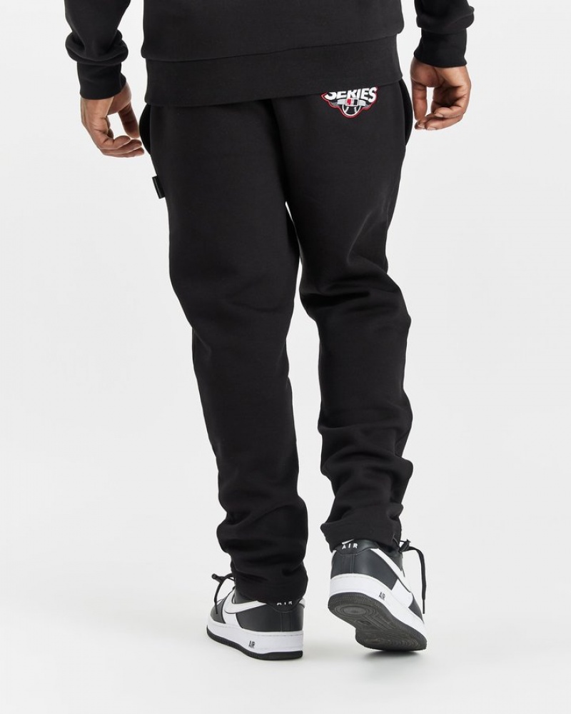 Black/White/Red Hoodrich Stadium Joggers Joggers | 2604-GKUOA