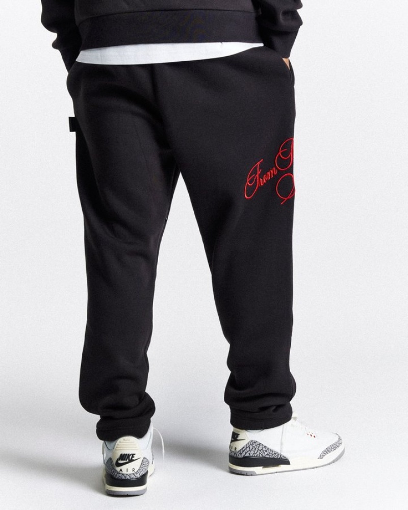 Black/White/Red Hoodrich Vital Jogger Joggers | 5697-NGIPW