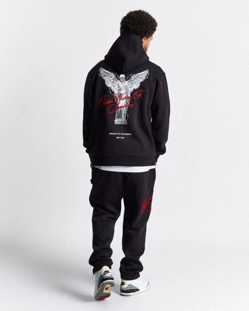 Black/White/Red Hoodrich Vital Jogger Joggers | 5697-NGIPW