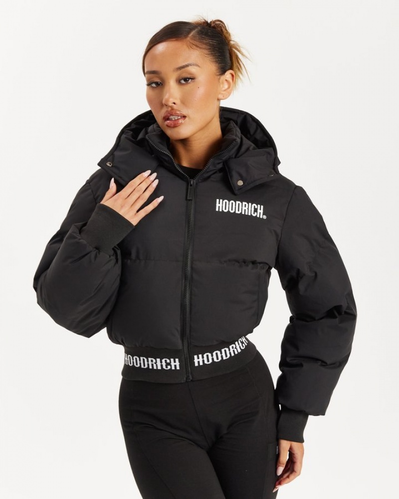 Black/White Hoodrich Ari Jacket Outerwear | 2463-WVPTC