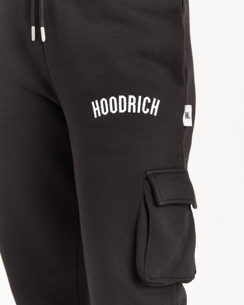 Black/White Hoodrich OG Luna Cargo Joggers Joggers | 8946-ZRBYU