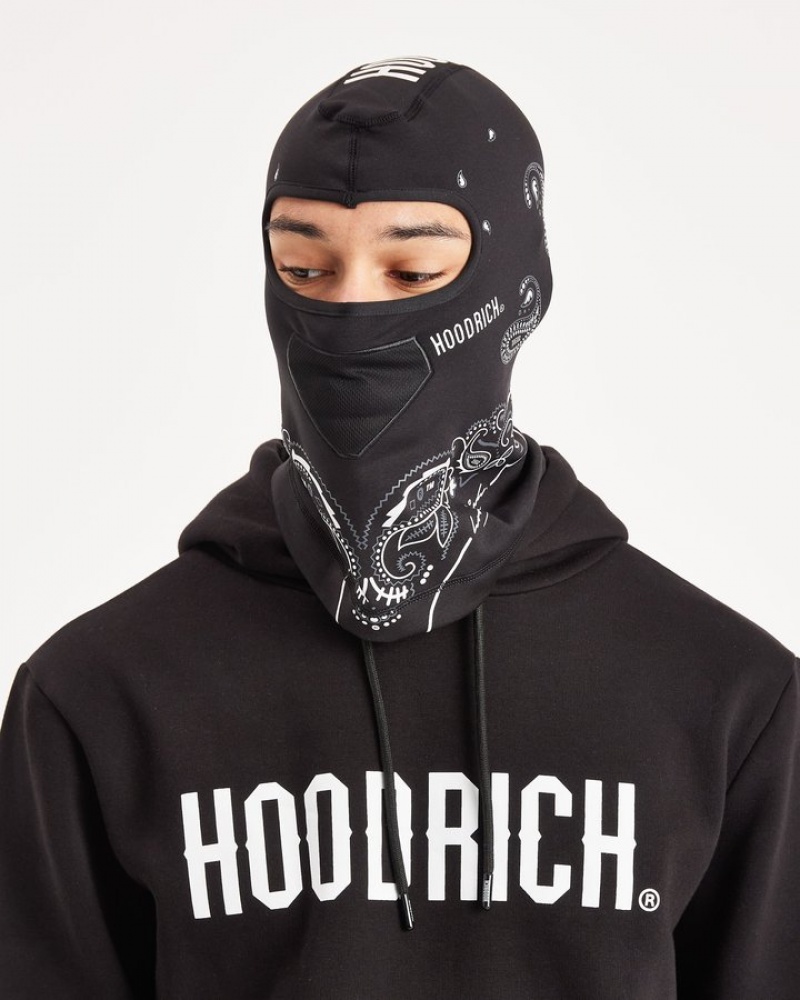 Black/White Hoodrich OG Motif Balaclava Balaclavas | 5046-UTFQC