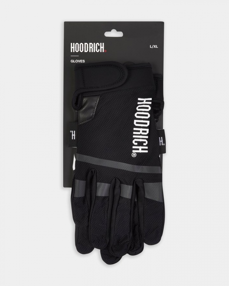 Black/White Hoodrich OG Rise Gloves Gloves and Scarves | 8342-WHLVF