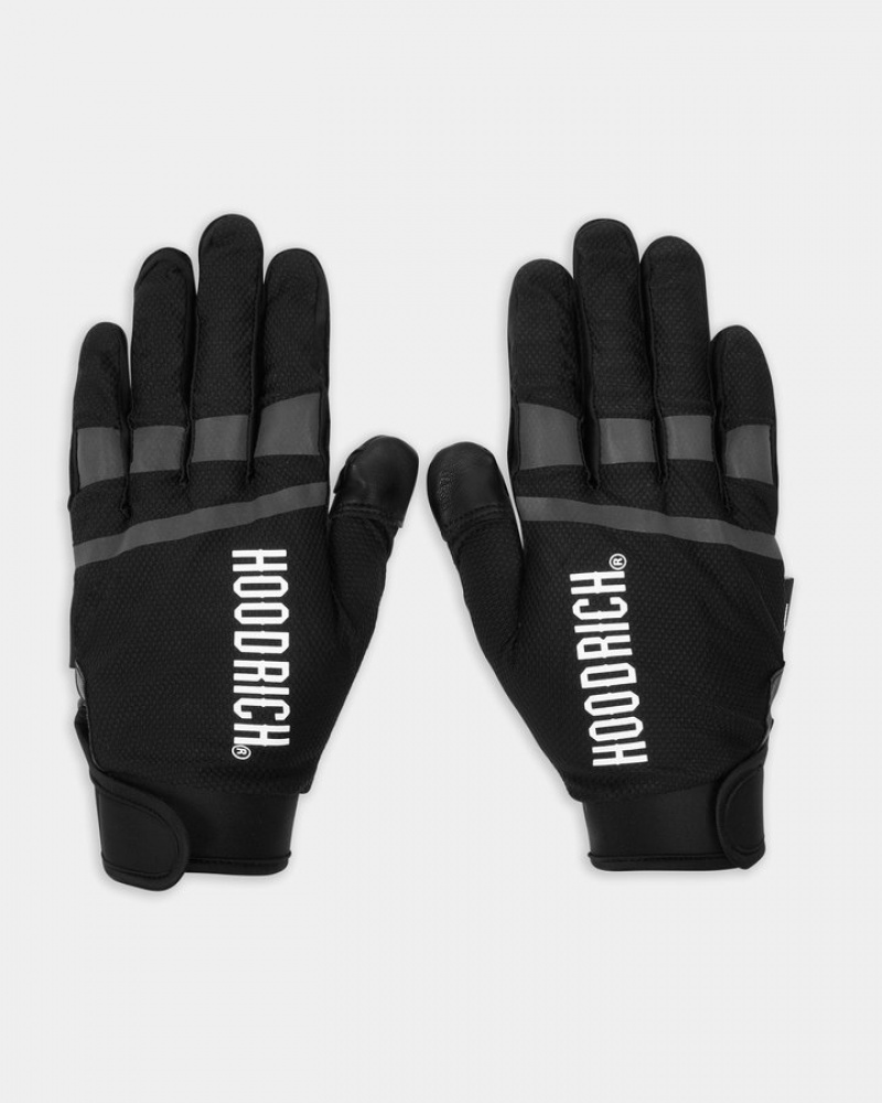 Black/White Hoodrich OG Rise Gloves Gloves and Scarves | 8342-WHLVF