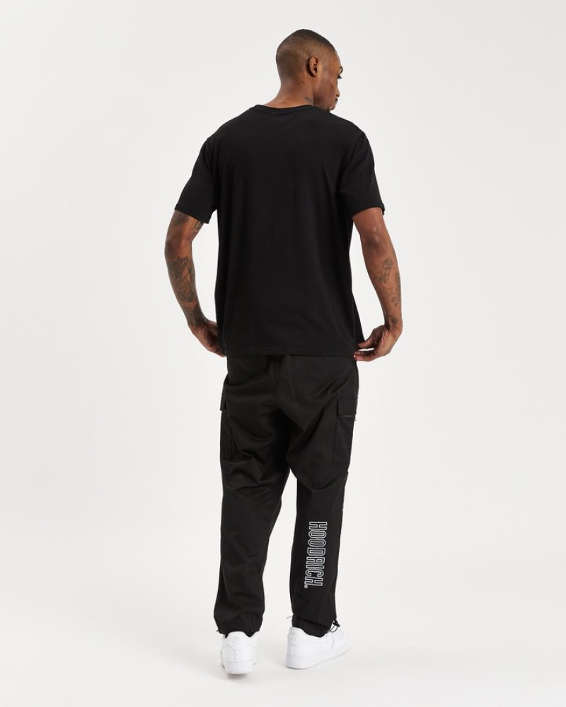 Black/White Hoodrich OG Trek Cargo Pants Cargo Pants | 5940-IAXBK