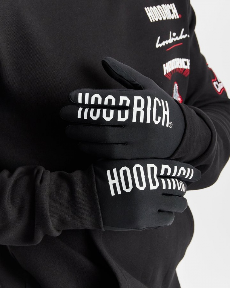 Black/White Hoodrich Target Gloves Gloves and Scarves | 7850-MIWBD