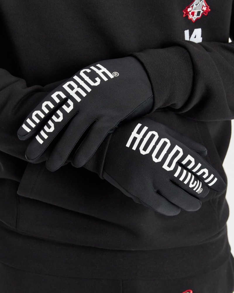 Black/White Hoodrich Target Gloves Gloves and Scarves | 7850-MIWBD