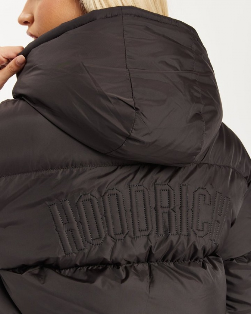 Black/White Hoodrich Thea Jacket Outerwear | 9342-EISCW