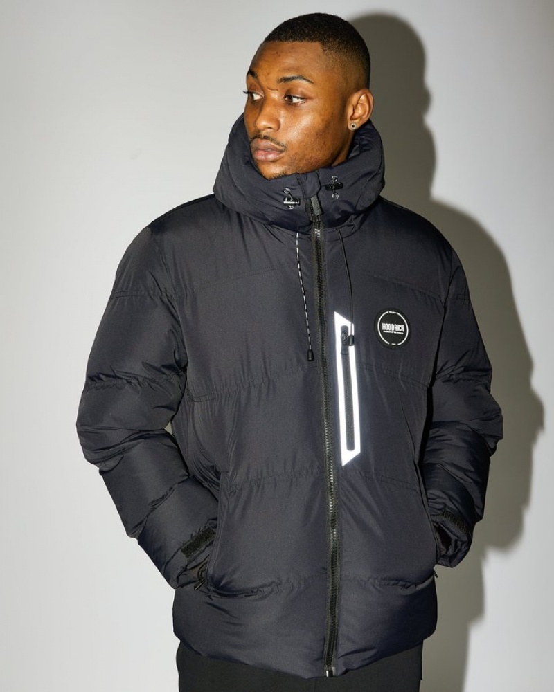 Black/White Hoodrich Vern Jacket Outerwear | 7054-EWVQJ