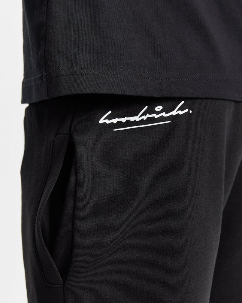 Black/White/déjà vu Blue Hoodrich OG Pacific V2 Shorts Shorts | 5168-CIJWO