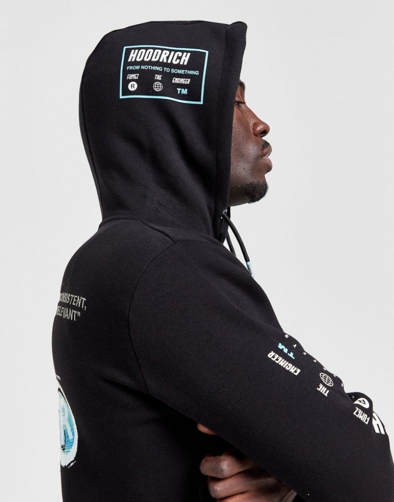 Black Hoodrich Akira Fumez Hoodie Hoodies | GHP-526814