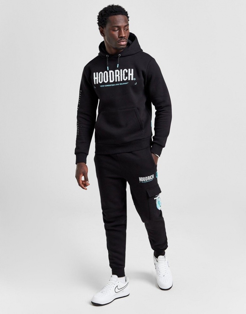 Black Hoodrich Akira Fumez Hoodie Hoodies | GHP-526814