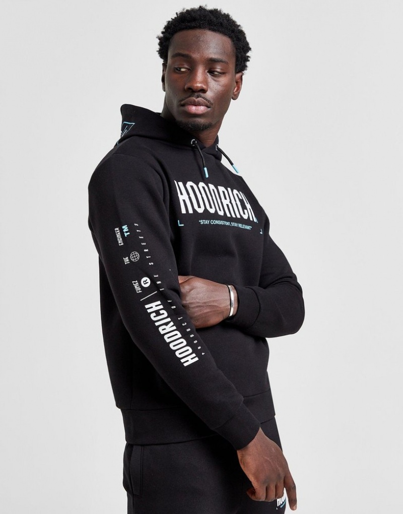 Black Hoodrich Akira Fumez Hoodie Hoodies | GHP-526814