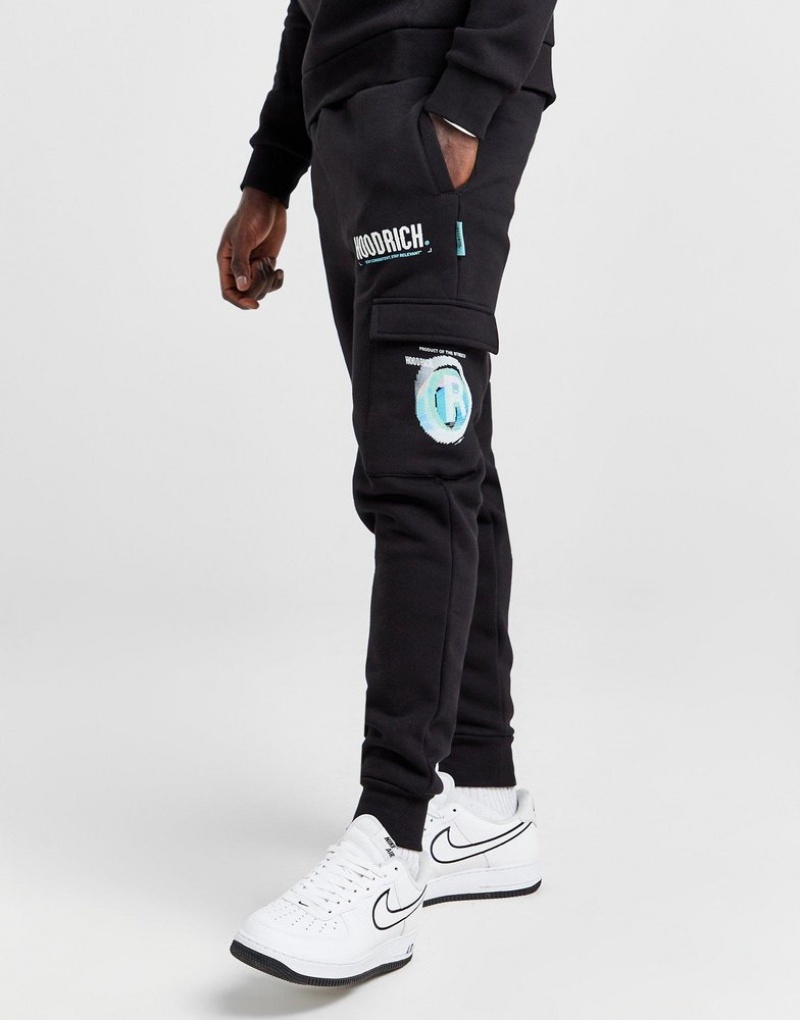 Black Hoodrich Akira Fumez Joggers Joggers | HWG-410687