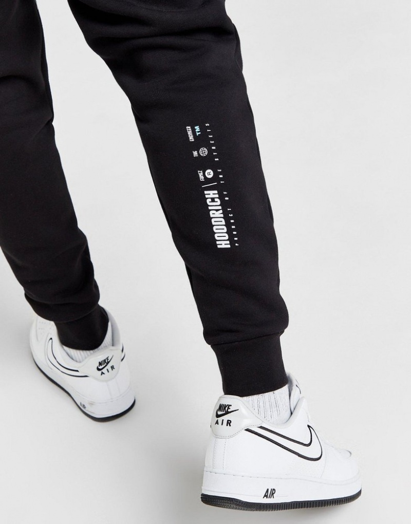 Black Hoodrich Akira Fumez Joggers Joggers | HWG-410687