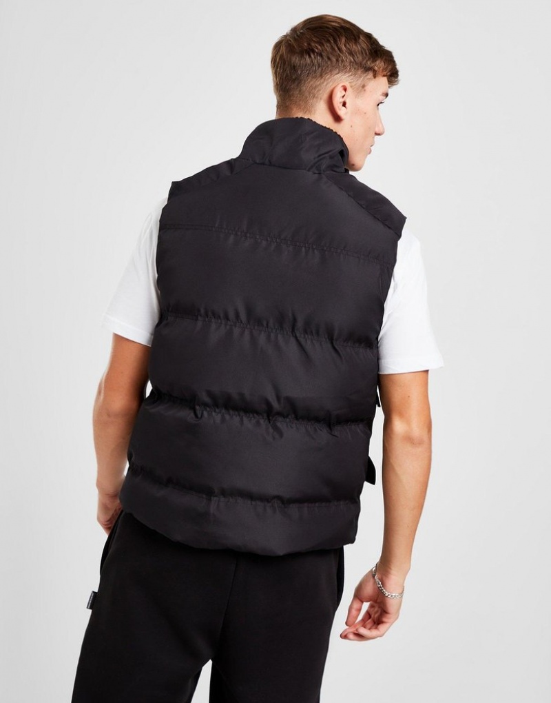 Black Hoodrich Astro V3 Vest Jacket Outerwear | BSM-185690