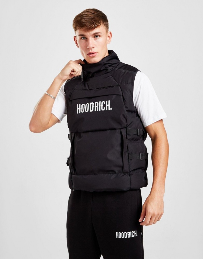 Black Hoodrich Astro V3 Vest Jacket Outerwear | BSM-185690