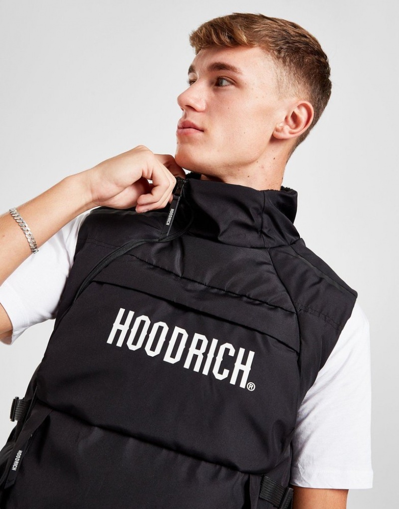 Black Hoodrich Astro V3 Vest Jacket Outerwear | BSM-185690