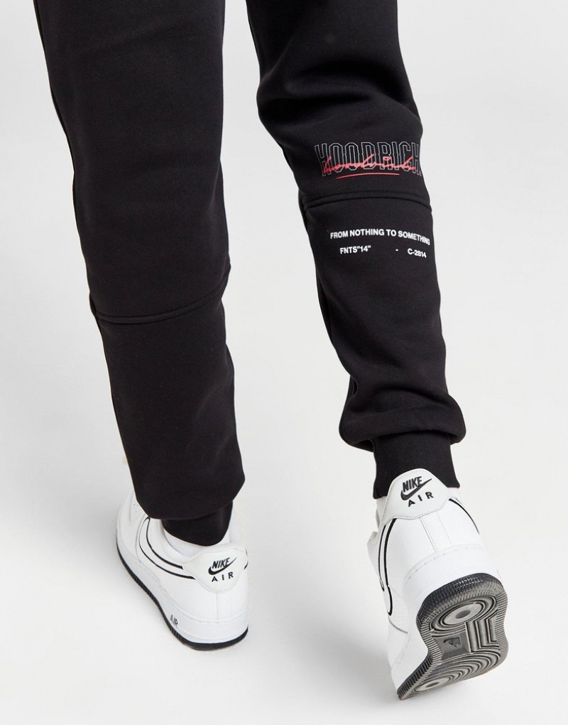 Black Hoodrich Blend Joggers Joggers | ZRF-146720