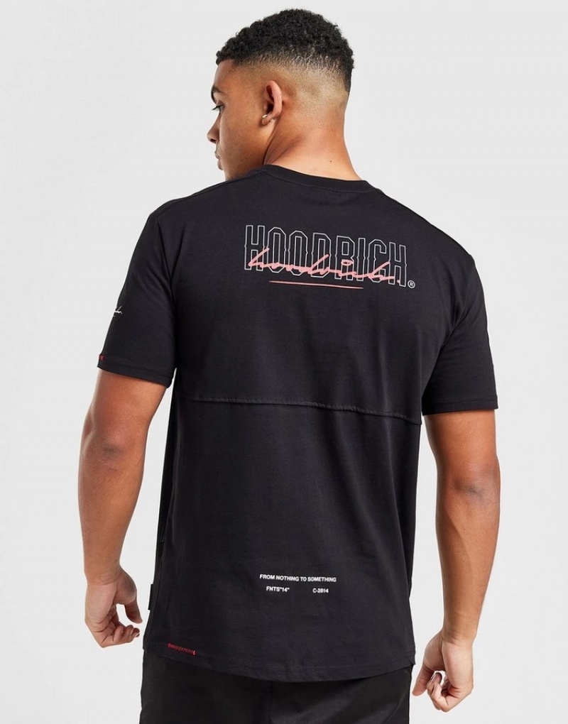 Black Hoodrich Blend T-Shirt T-shirts | OJH-497850