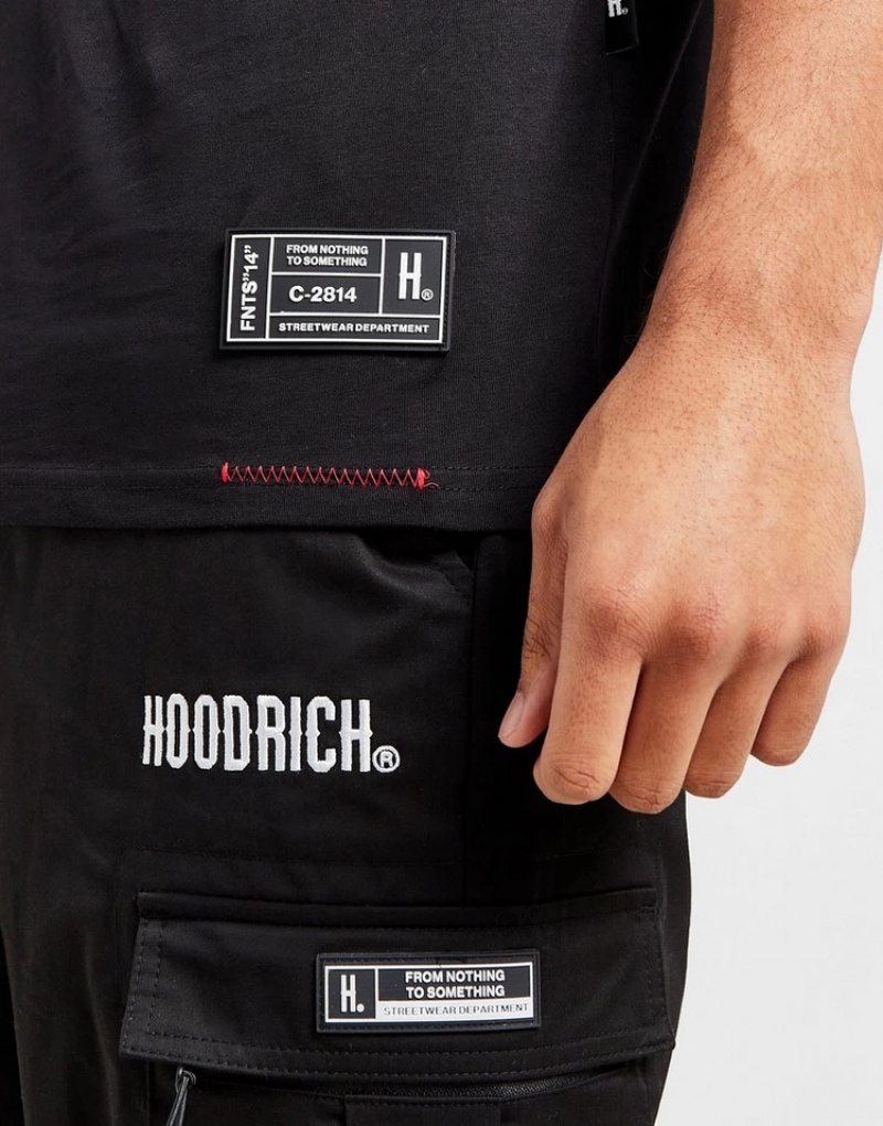 Black Hoodrich Blend T-Shirt T-shirts | OJH-497850