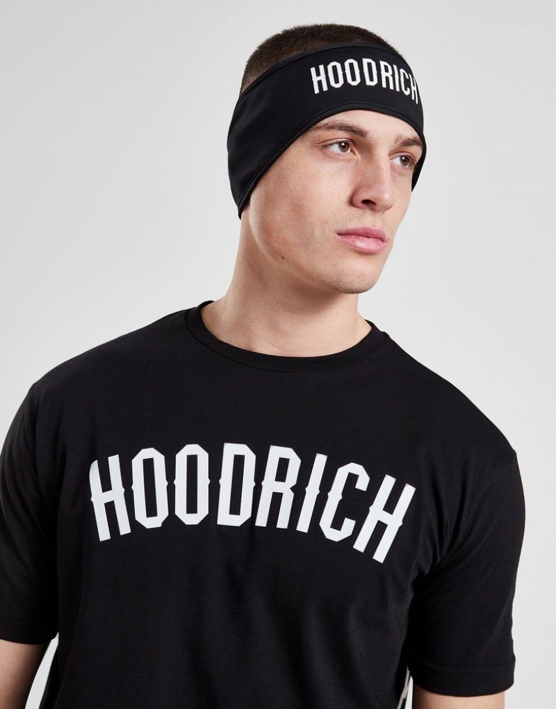 Black Hoodrich Core Headband Headwear | XCF-073489