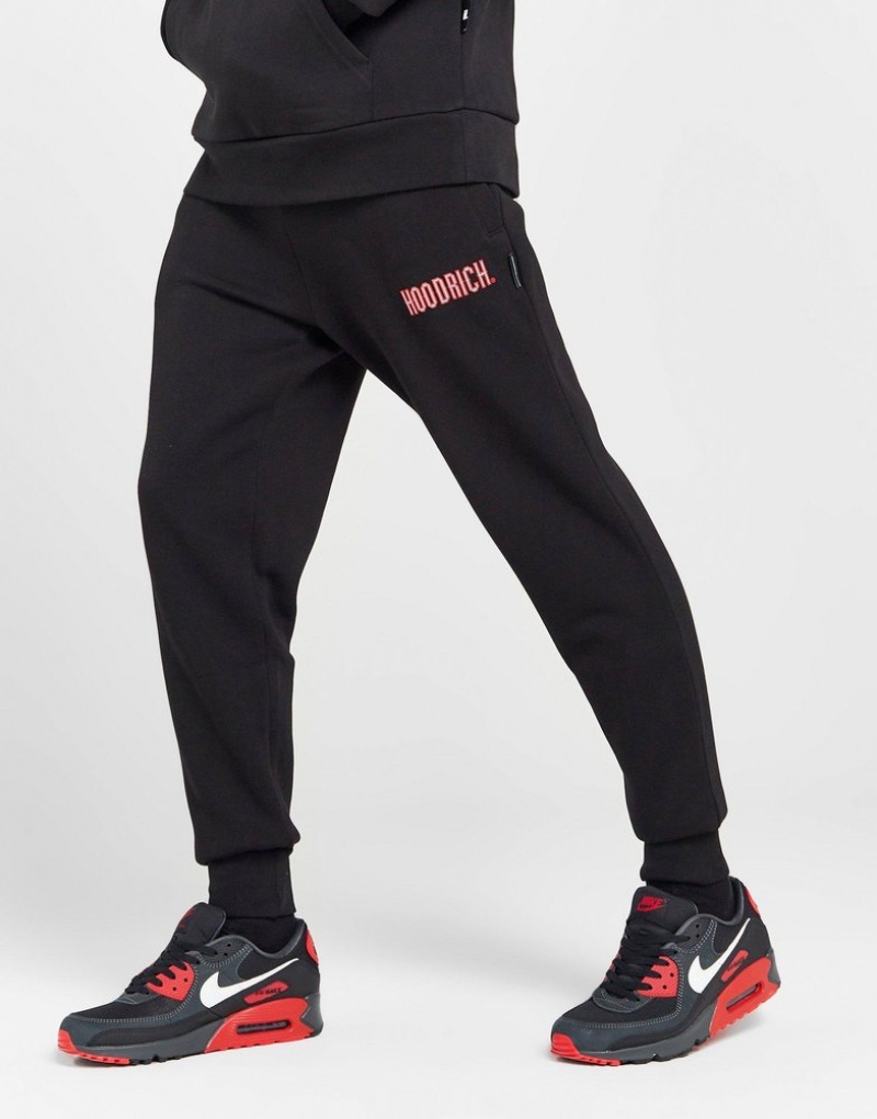 Black Hoodrich Crush Tracksuit Tracksuits | TSK-365047