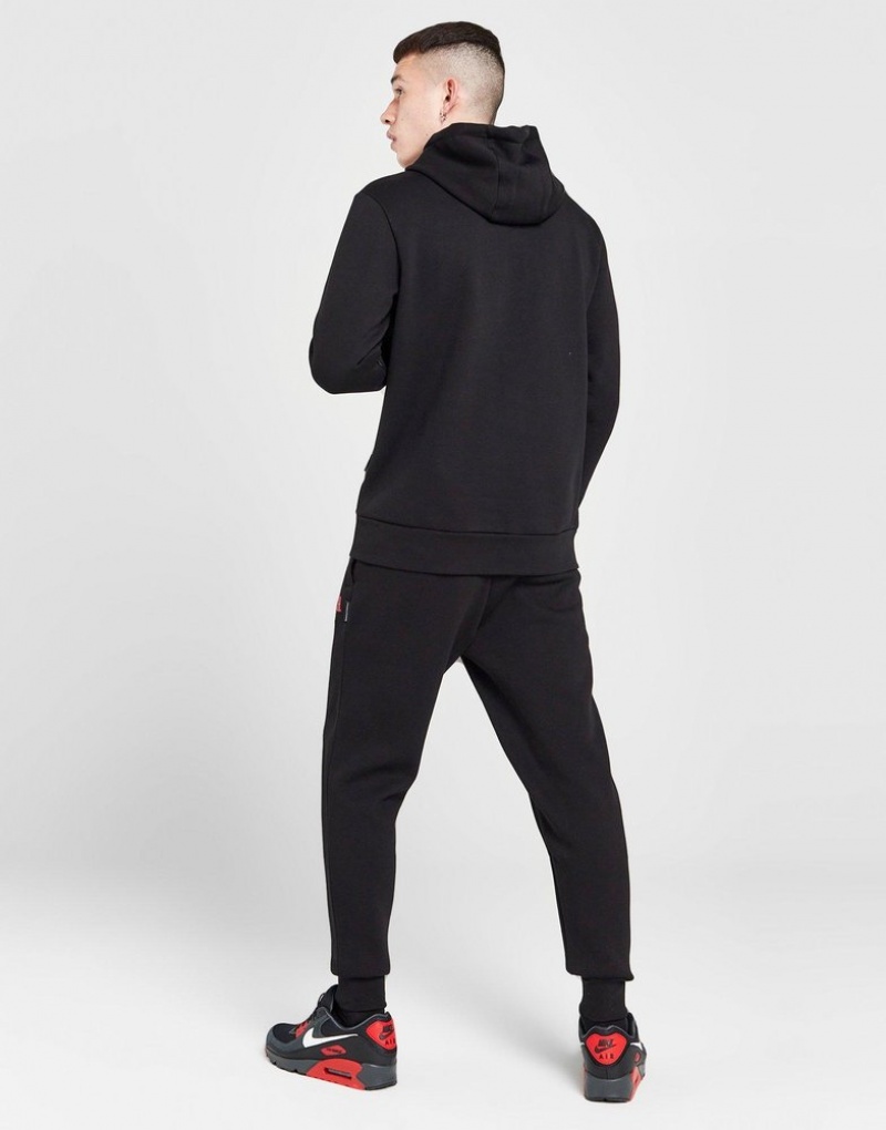 Black Hoodrich Crush Tracksuit Tracksuits | TSK-365047