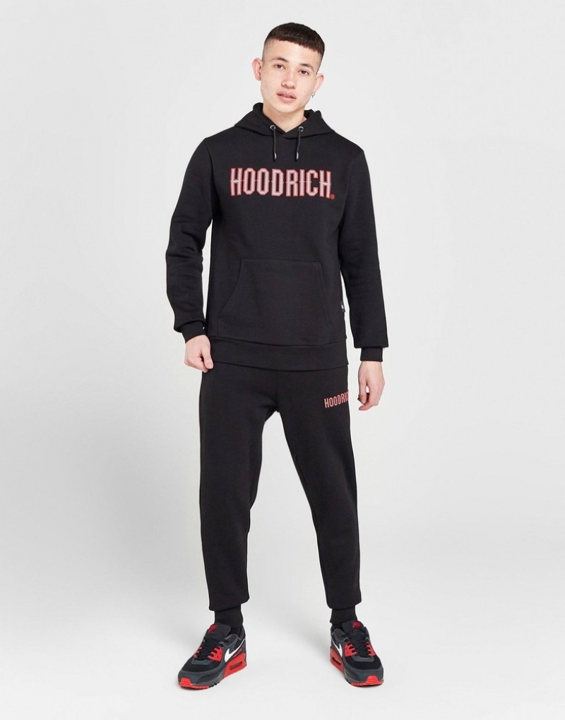 Black Hoodrich Crush Tracksuit Tracksuits | TSK-365047