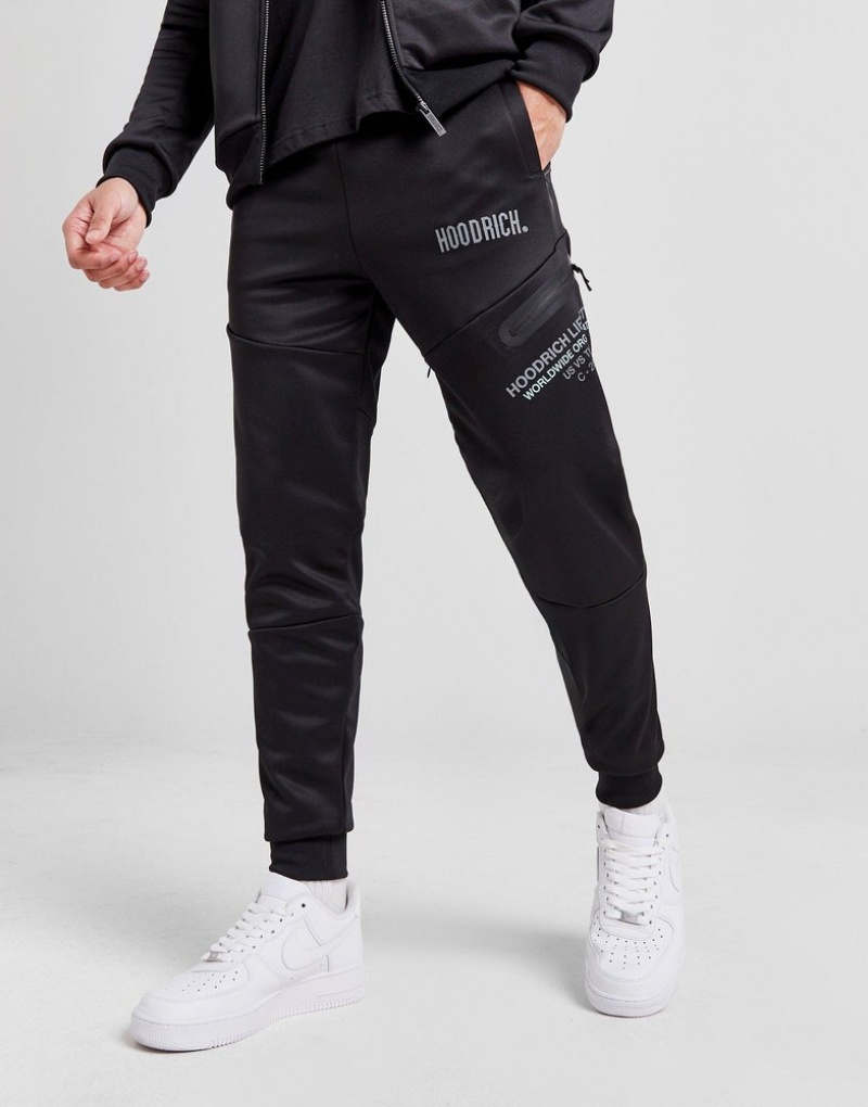 Black Hoodrich Cycle Joggers Joggers | JTX-048217