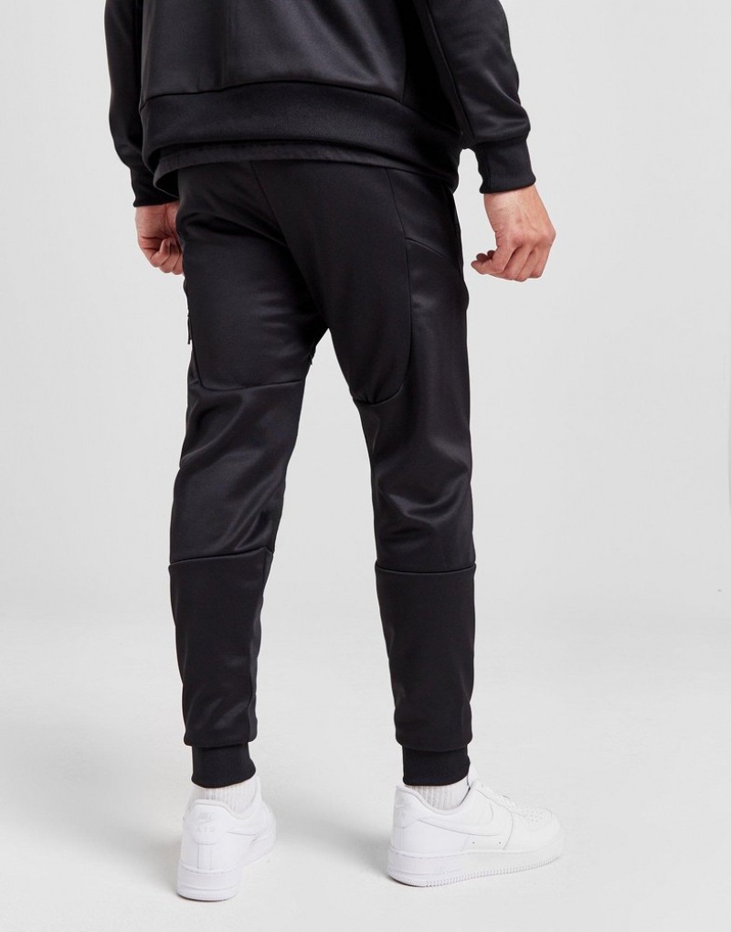 Black Hoodrich Cycle Joggers Joggers | JTX-048217