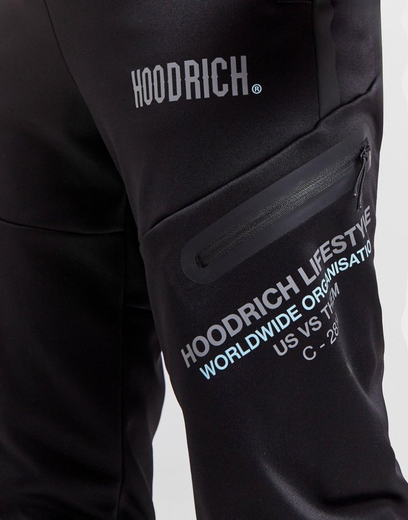 Black Hoodrich Cycle Joggers Joggers | JTX-048217