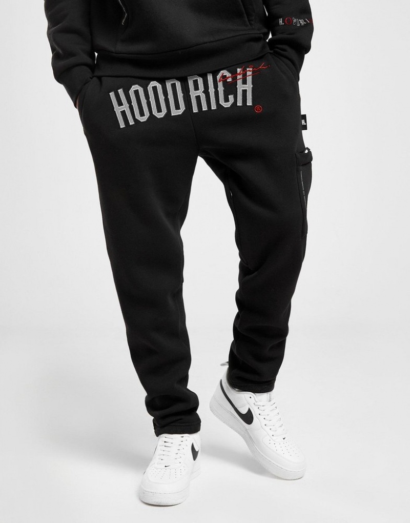 Black Hoodrich Heat Cargo Joggers Joggers | RNI-620859