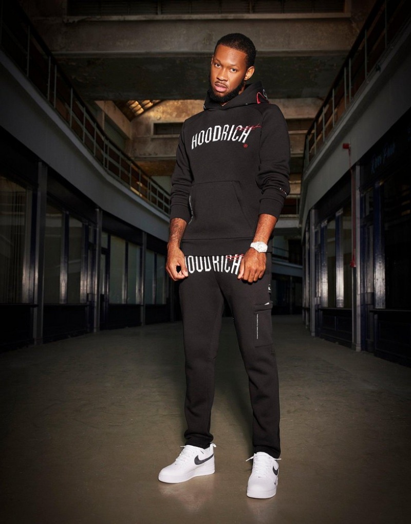 Black Hoodrich Heat Cargo Joggers Joggers | RNI-620859