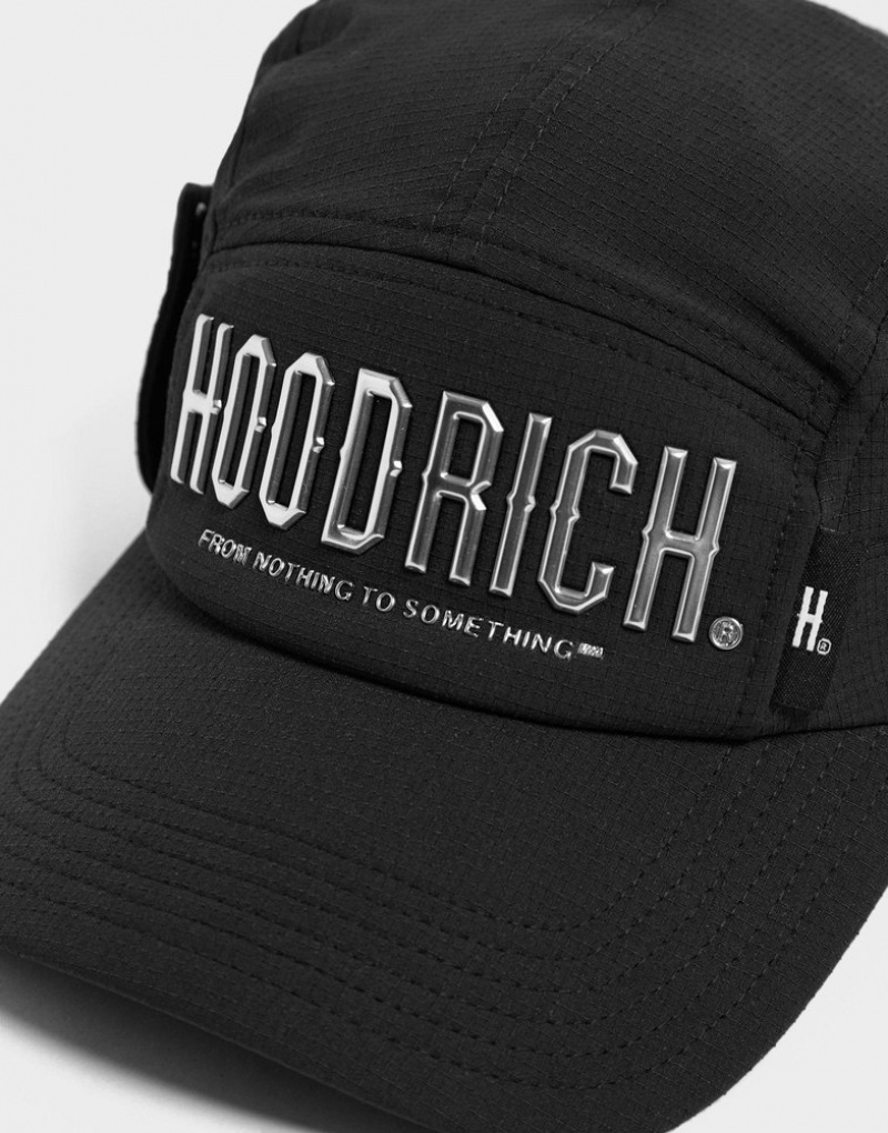 Black Hoodrich OG Chromatic Trapper Cap Caps | UHGWDJ-621