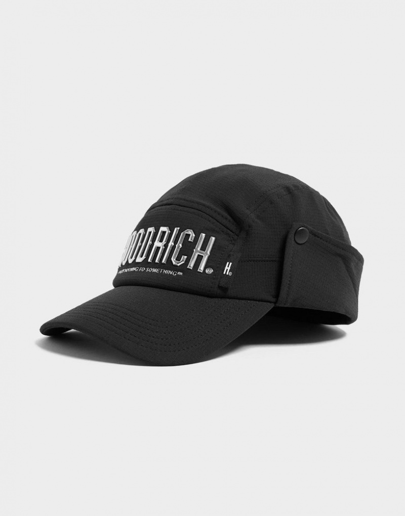 Black Hoodrich OG Chromatic Trapper Cap Caps | UHGWDJ-621