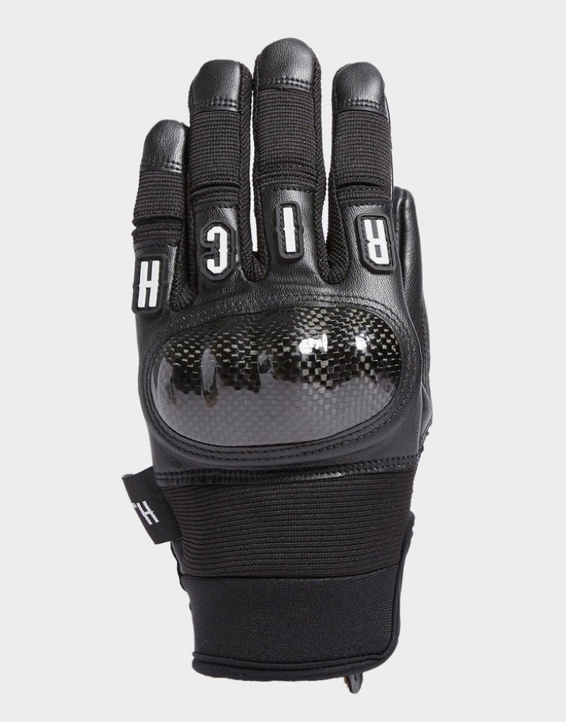 Black Hoodrich OG Motorcross Tactical Gloves Gloves and Scarves | DSX-492678